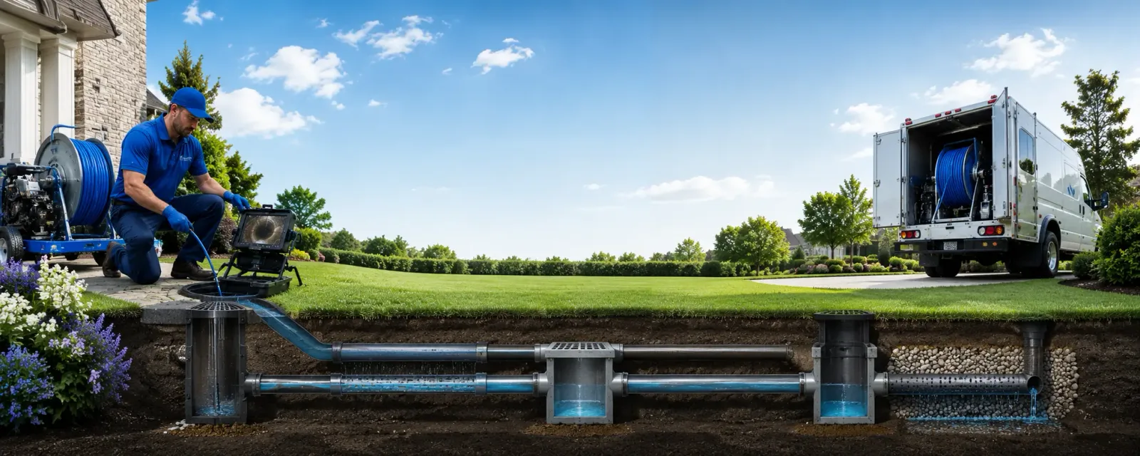Outdoor drain cleaning information for Gem, KS